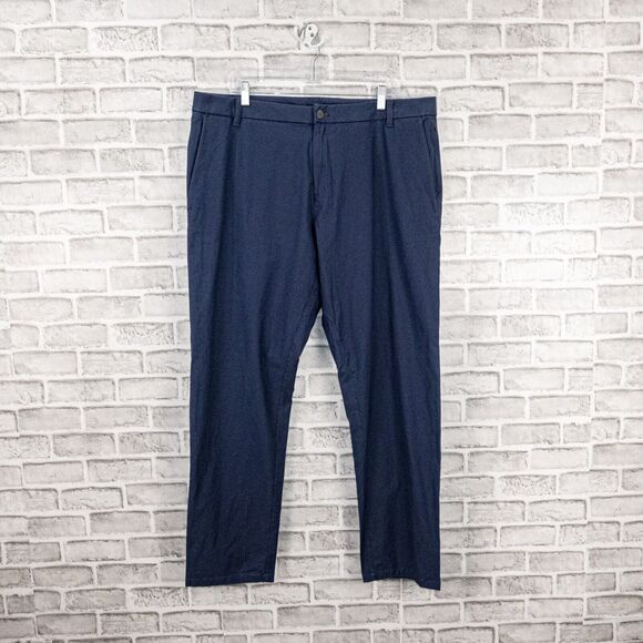 Lululemon Men's commission Classic fit Pants in navy blue size 40 - Picture 1 of 9